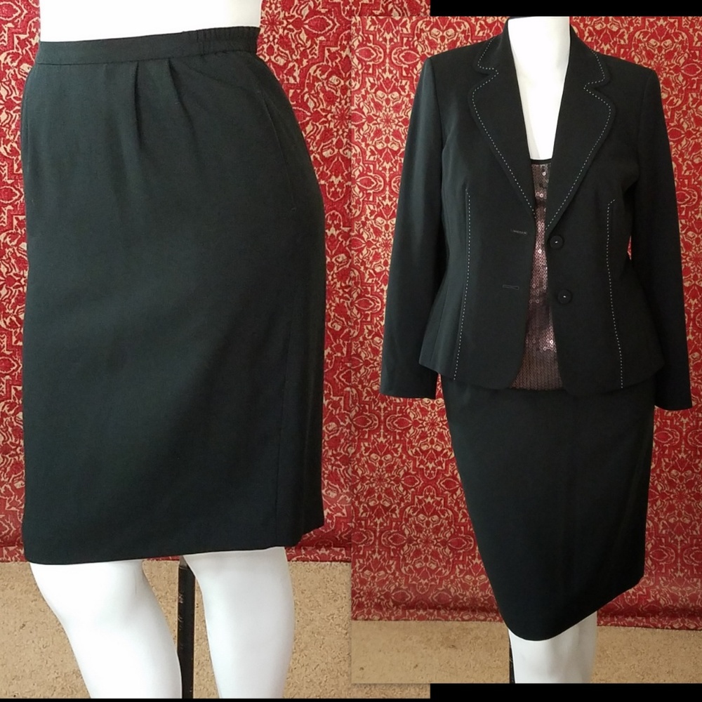 ATRIUM black straight pencil skirt 12✨